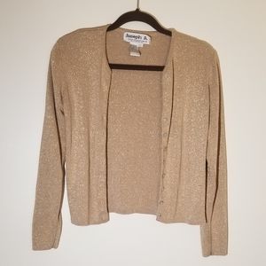 Vintage gold cardigan